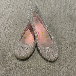 Wonder Nation Sparkly Silver Kids Dress Shoes